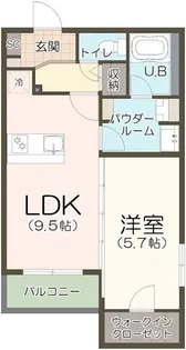 アルカンシエル泉【2階】の間取り