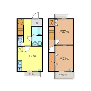 エトワールあすか A棟の間取り