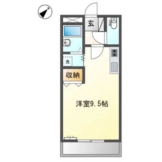 ミレニアムK【2階】の間取り