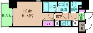エス・キュート尼崎【9階】の間取り