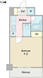 プロシード太閤通【6階】の間取り