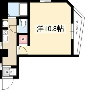 クレセール花の木【3階】の間取り