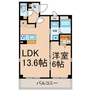 axis sakae Ⅴ【6階】の間取り