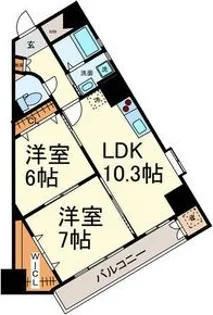 Medio18【2階】の間取り
