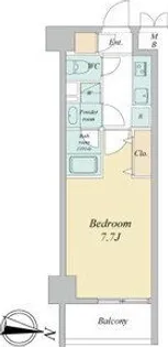 ヴェルデシア名駅南【4階】の間取り