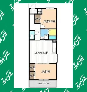 立華マンション【0101号室】の間取り