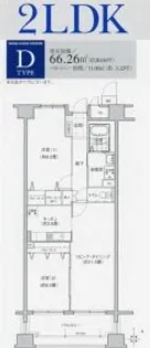 ソーラスフロント富船【9階】の間取り