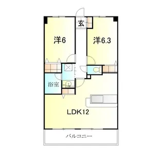 ヴェルドミールA【3階】の間取り