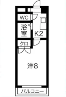 セントラルコート八田【502号室】の間取り