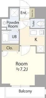 エスリード大須デュオ【4階】の間取り