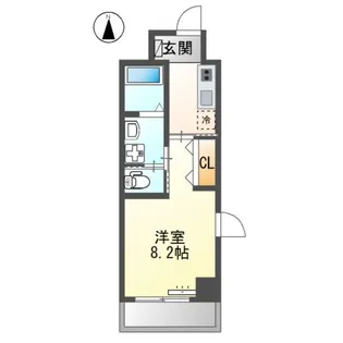 グランシャリオ波寄【5階】の間取り