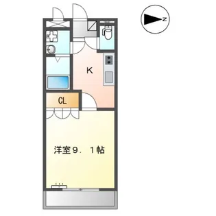 ハートピア草木【2階】の間取り