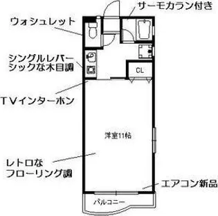 シャルム松和【2階】の間取り