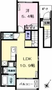 サザンクロスMⅡY【2階】の間取り
