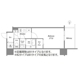 エスリード新栄マルス【6階】の間取り