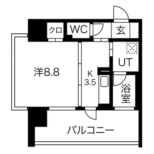 さくらHills NAGOYA WEST【3階】の間取り