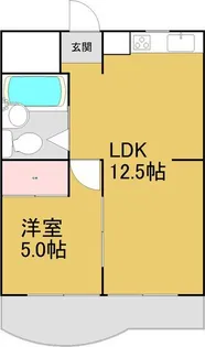 チサンマンション徳川町【5階】の間取り