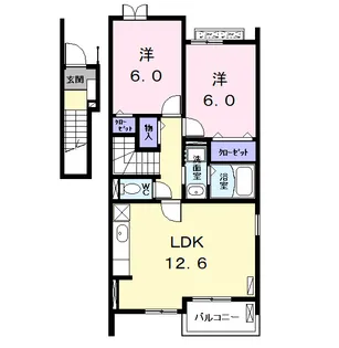 リヴィエール T【2階】の間取り