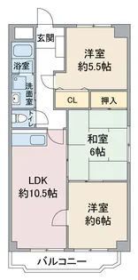 グランシャリオ【4階】の間取り