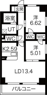 S-FORT鶴舞reale【15階】の間取り