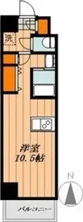 エルミタージュ名駅西【7階】の間取り