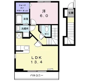 calm牛立【2階】の間取り