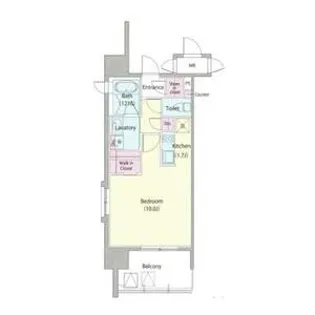 アデグランツ大須【10階】の間取り