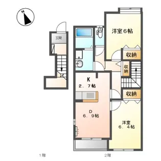 プリマベーラⅡ【2階】の間取り