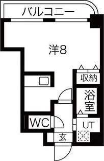 WILL鶴舞【2階】の間取り