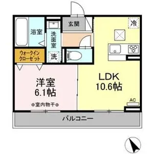 フェリーチェ A棟【1階】の間取り