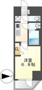 プレサンス大須観音ビザリア【9階】の間取り