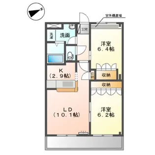 ラフレシア【2階】の間取り