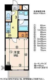 プランドール浅間町【1005号室】の間取り