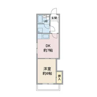 コーポ徳川【2階】の間取り