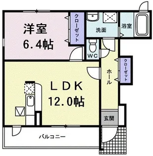 ニューグレイス【1階】の間取り
