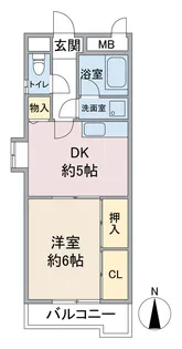 フィープル一社【3階】の間取り