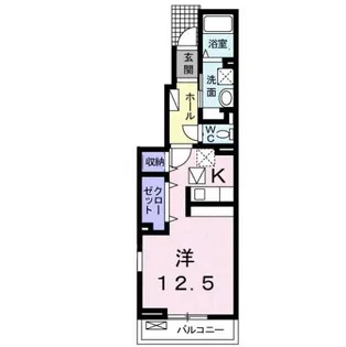 PALAZZO KOJO Ⅱ【1階】の間取り