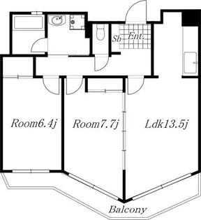 メゾンドステラ【6B号室】の間取り