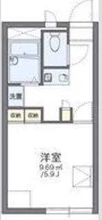 レオパレスTAKAHASHI Homes【202号室】の間取り