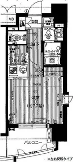 プレサンス金山グリーンパークス【6階】の間取り