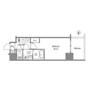 エスリード新栄マルス【4階】の間取り