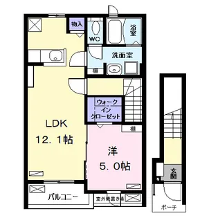 フィオーレ【2階】の間取り