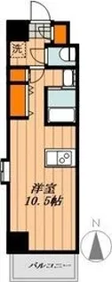 エルミタージュ名駅西【6階】の間取り