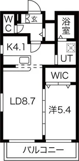 ヴィラエーデル瑞穂【1階】の間取り