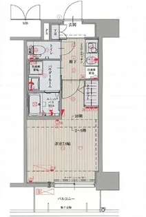 パルティール新栄【902号室】の間取り