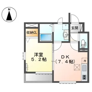 プレザンス・カメリア【1階】の間取り