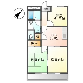 タウニーLK【1階】の間取り