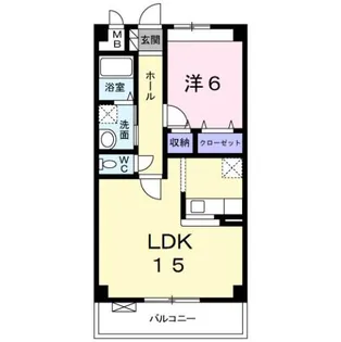 ヴェルセア【3階】の間取り