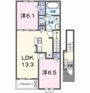 サンヒルズ青山【2階】の間取り