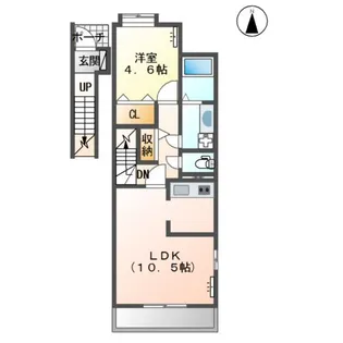ラピス・S【2階】の間取り